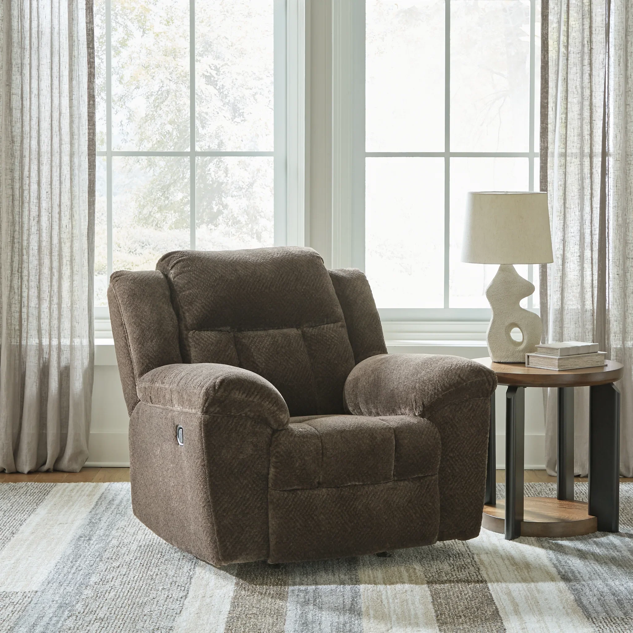 Frohn - Chocolate - Rocker Recliner - Image 2