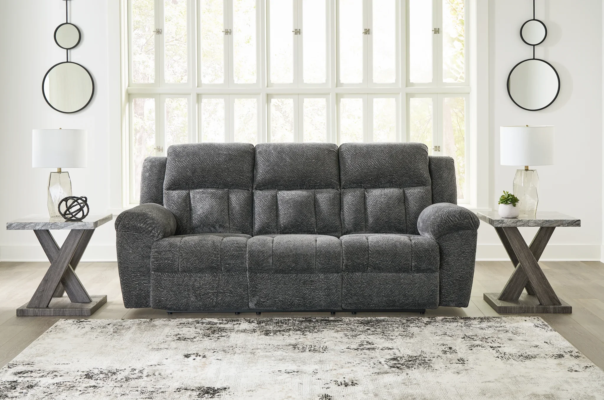 Frohn - Graphite - Reclining Sofa - Image 4