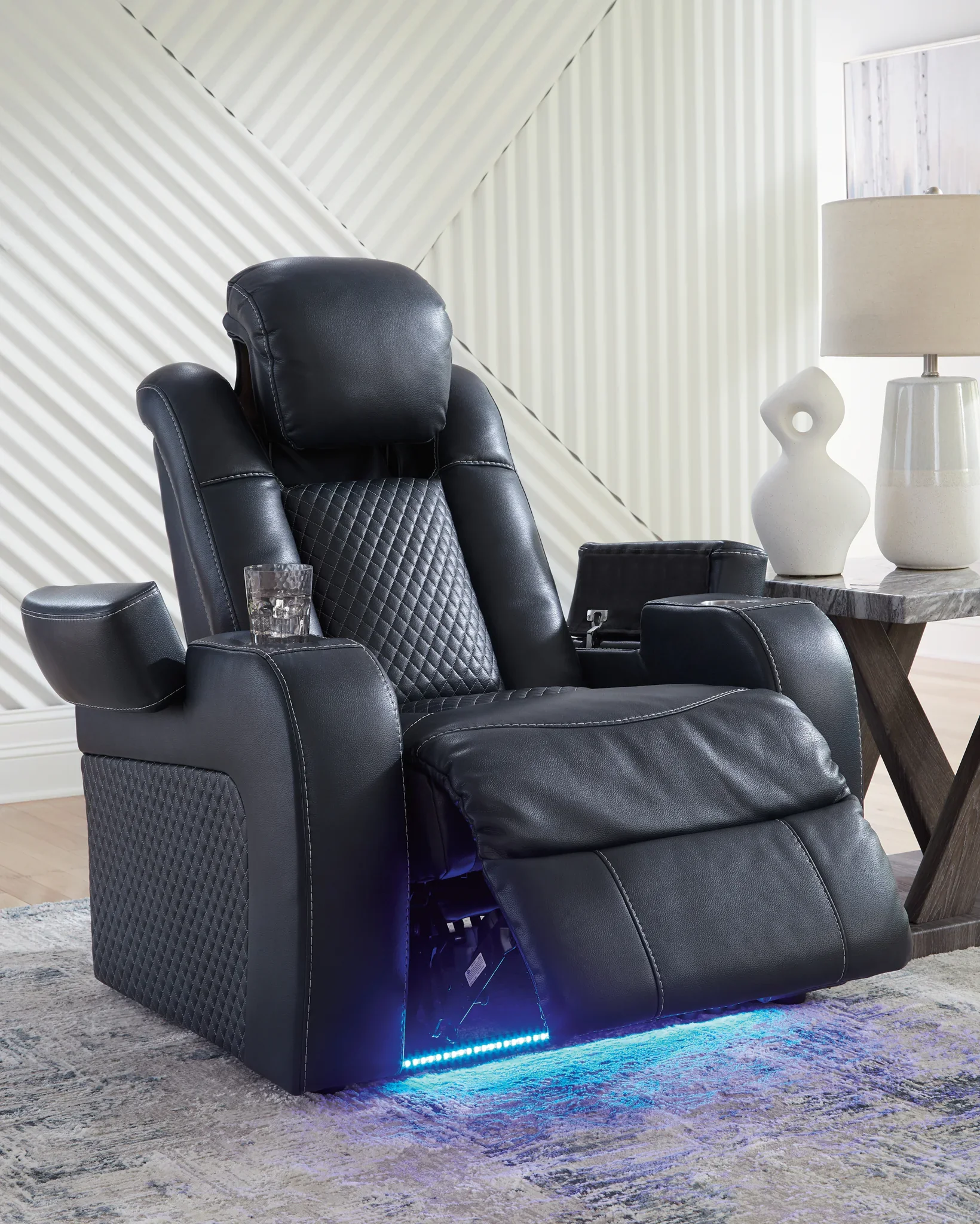 Fyne-Dyme - Sapphire - Power Recliner/Adj Headrest - Image 5
