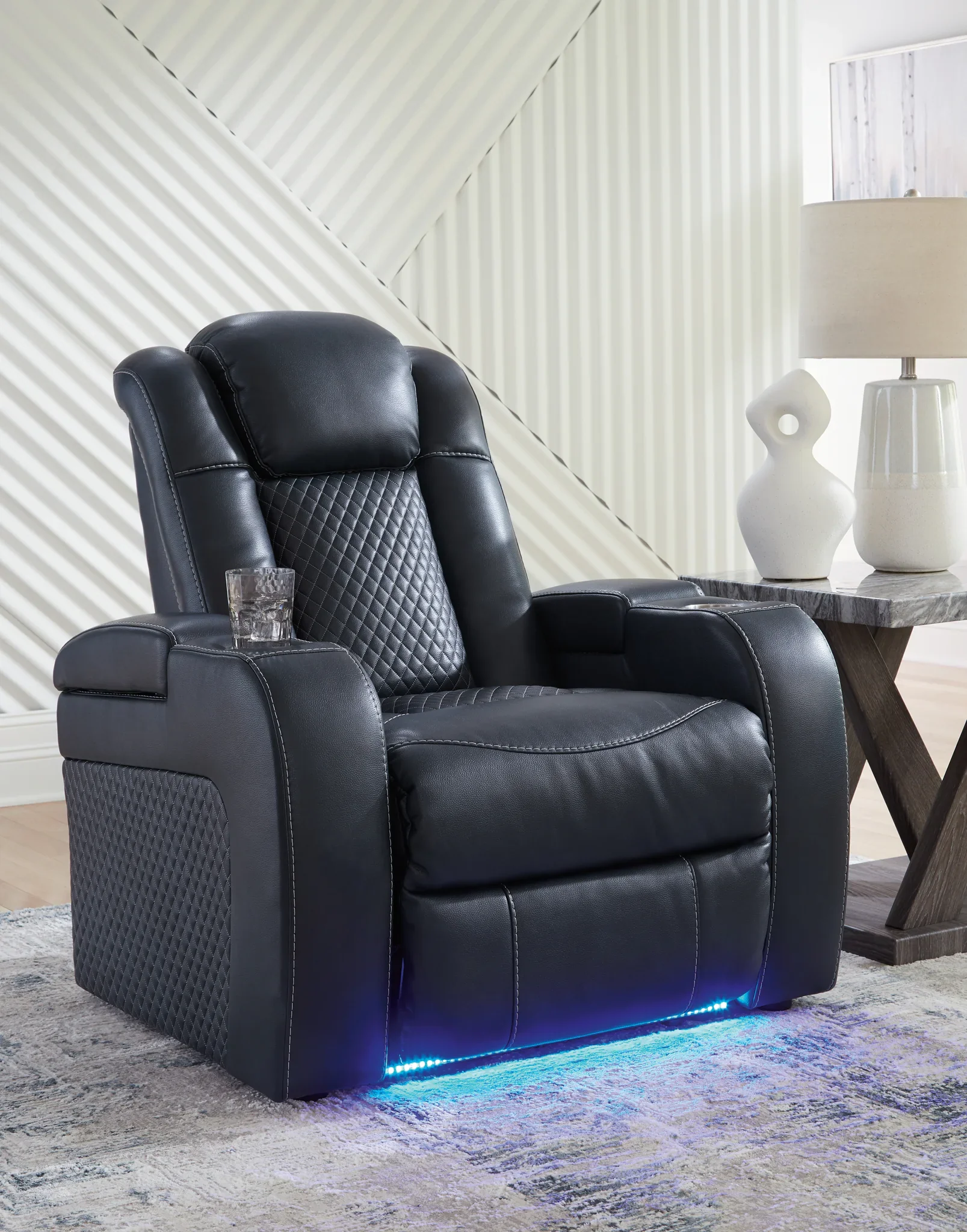 Fyne-Dyme - Shadow - Power Recliner/Adj Headrest - Image 2
