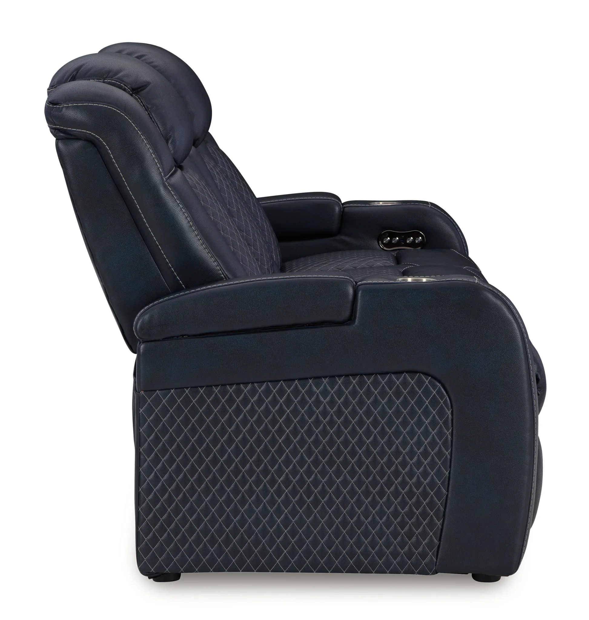 Fyne-Dyme - Shadow - Power Reclining Sofa With Adj Headrest - Image 5