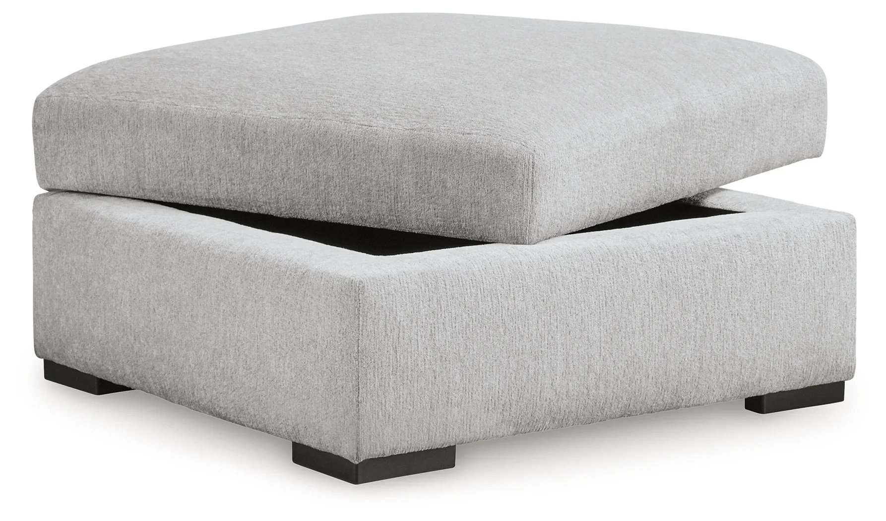 Gabyleigh - Nickel - Ottoman With Storage - Image 3