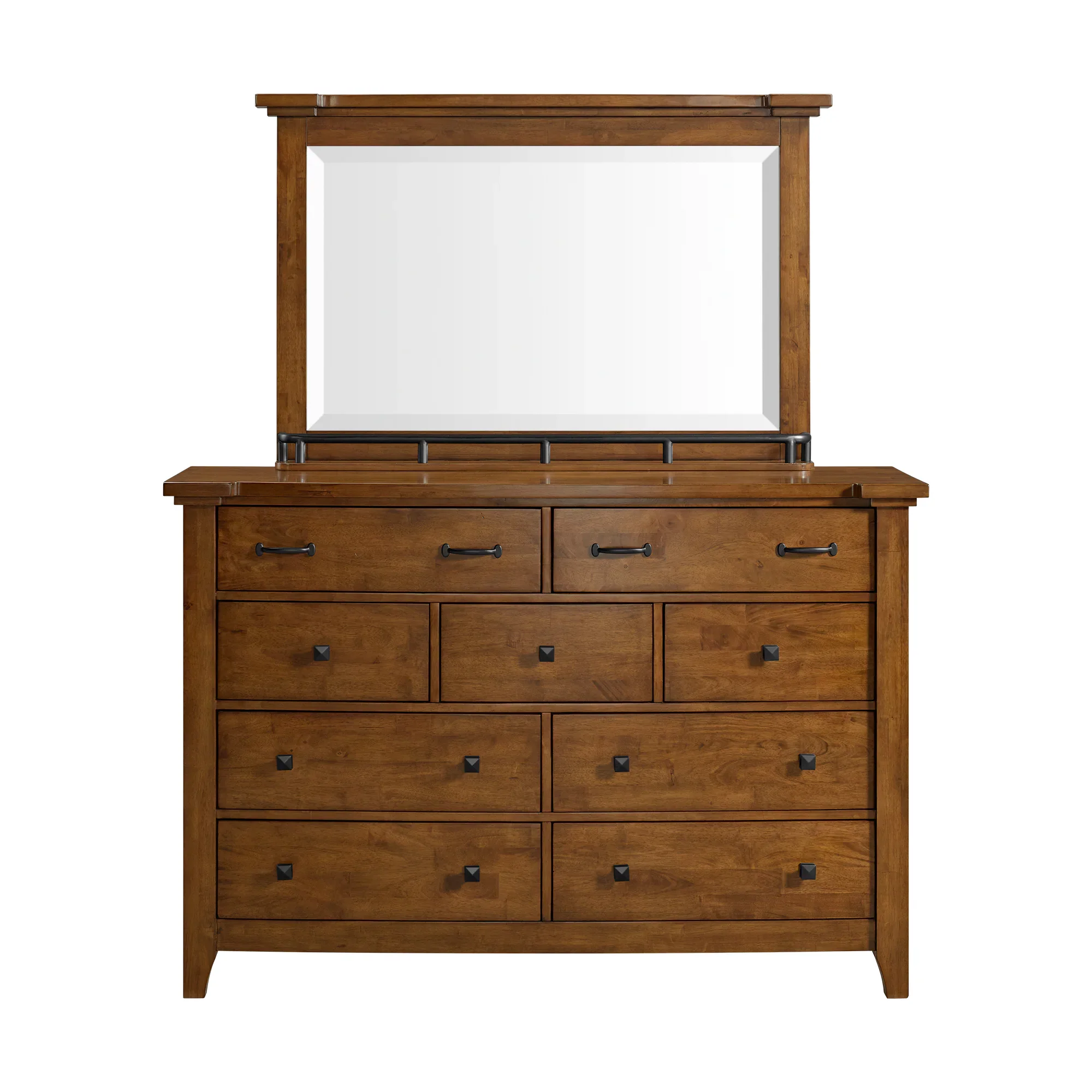 Gage - Dresser & Mirror - Chestnut