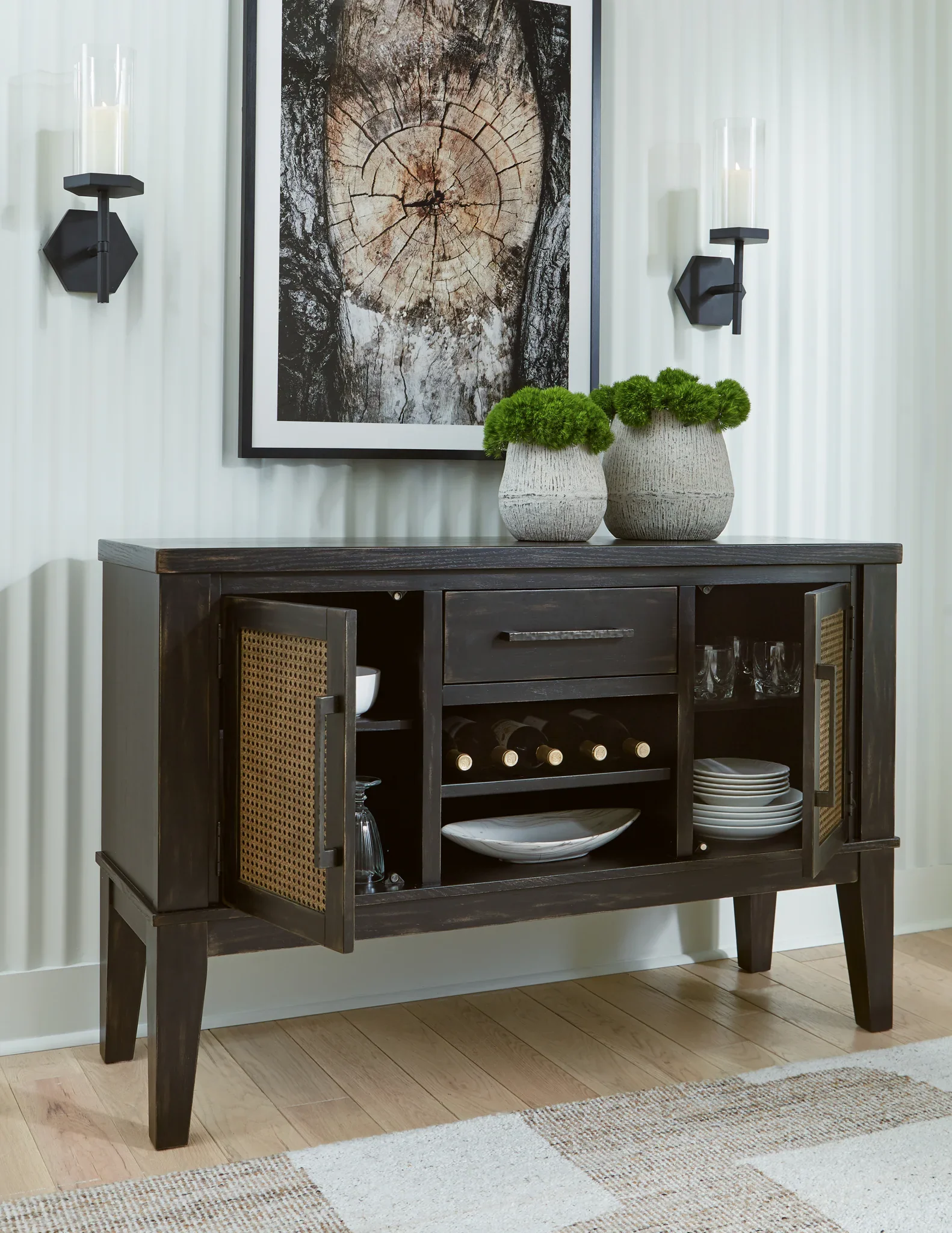 Galliden - Black - Dining Room Server - Image 2