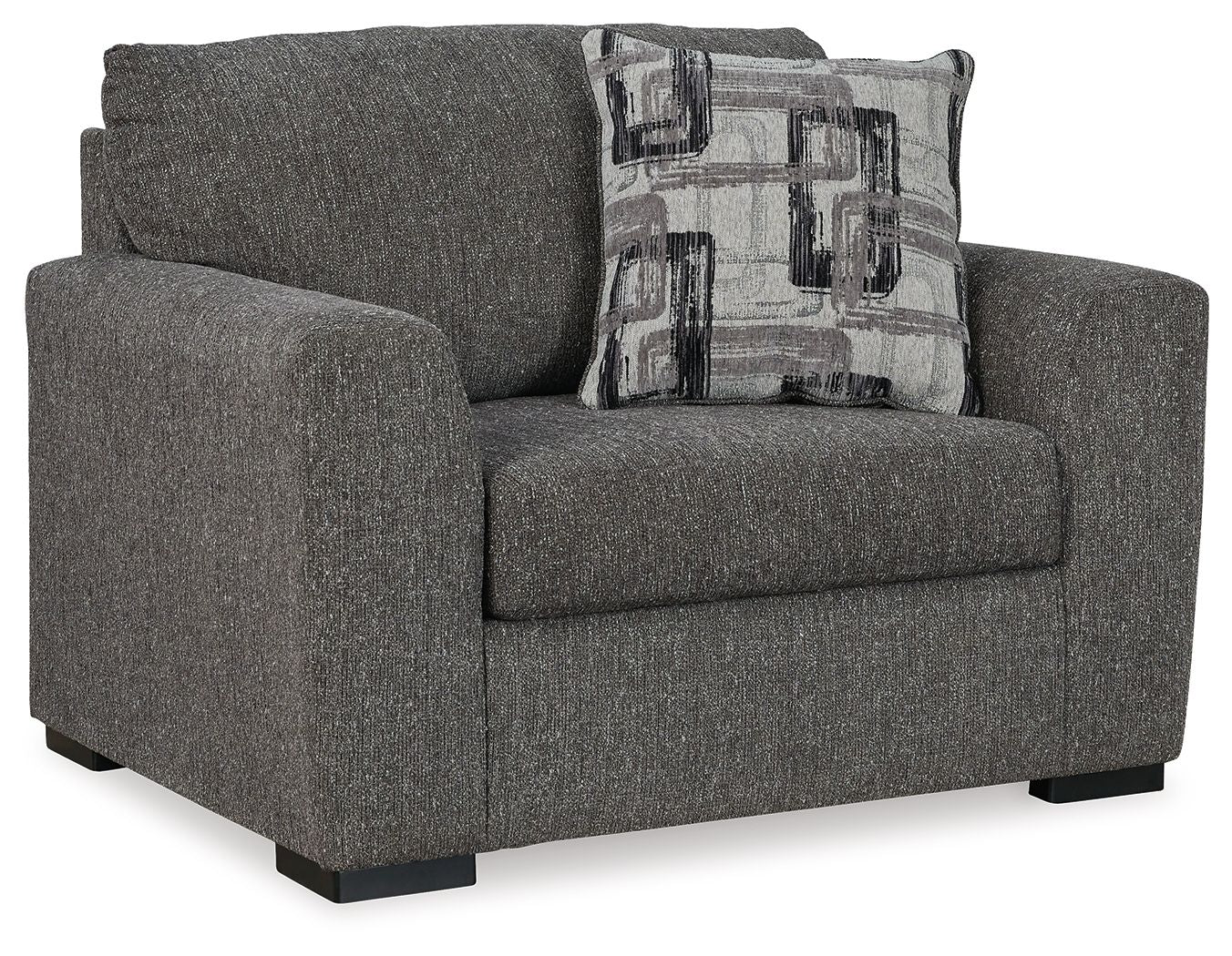 Gardiner - Pewter - 2 Pc. - Chair And A Half, Ottoman - Image 3