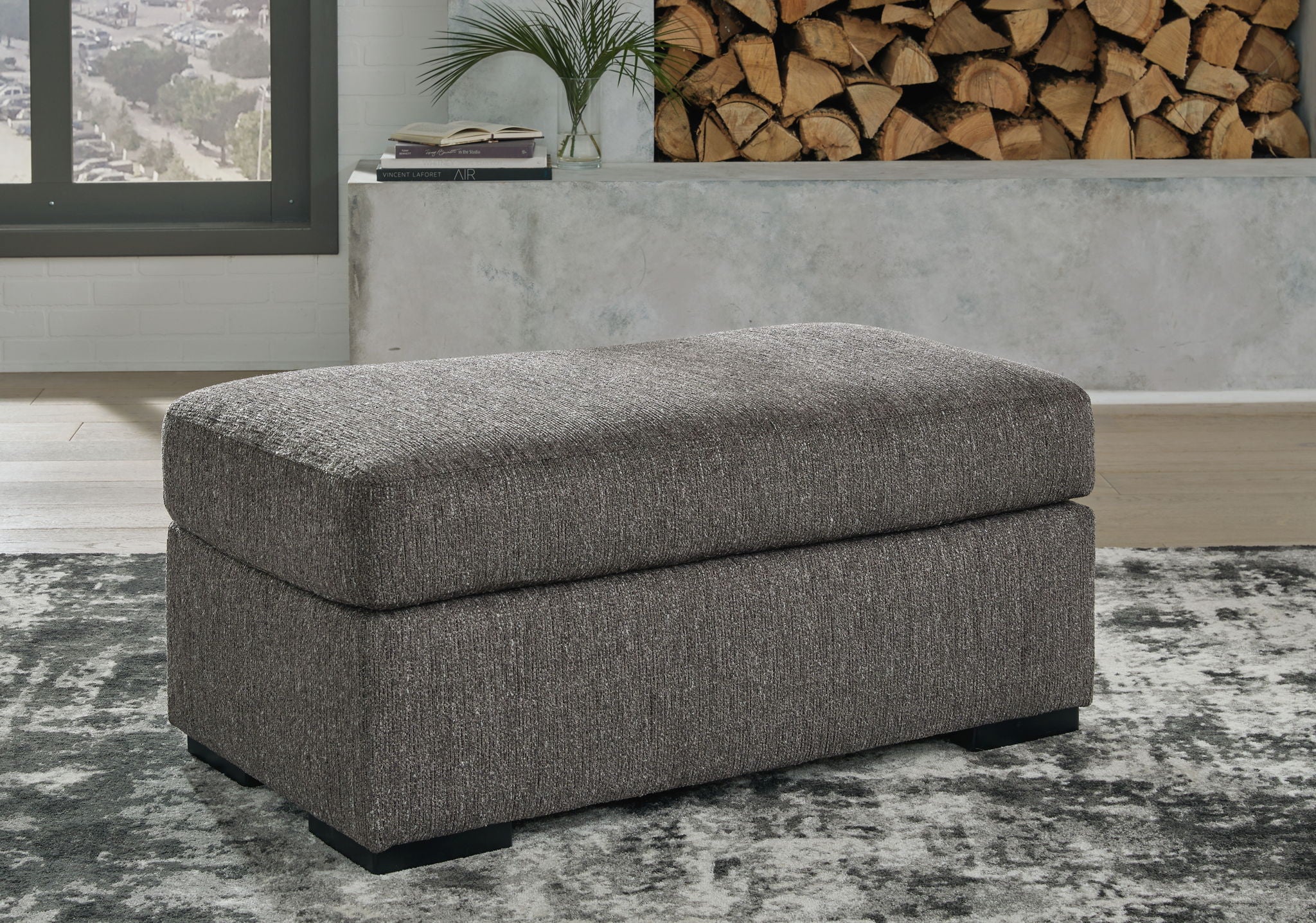 Gardiner - Pewter - Ottoman - Image 2
