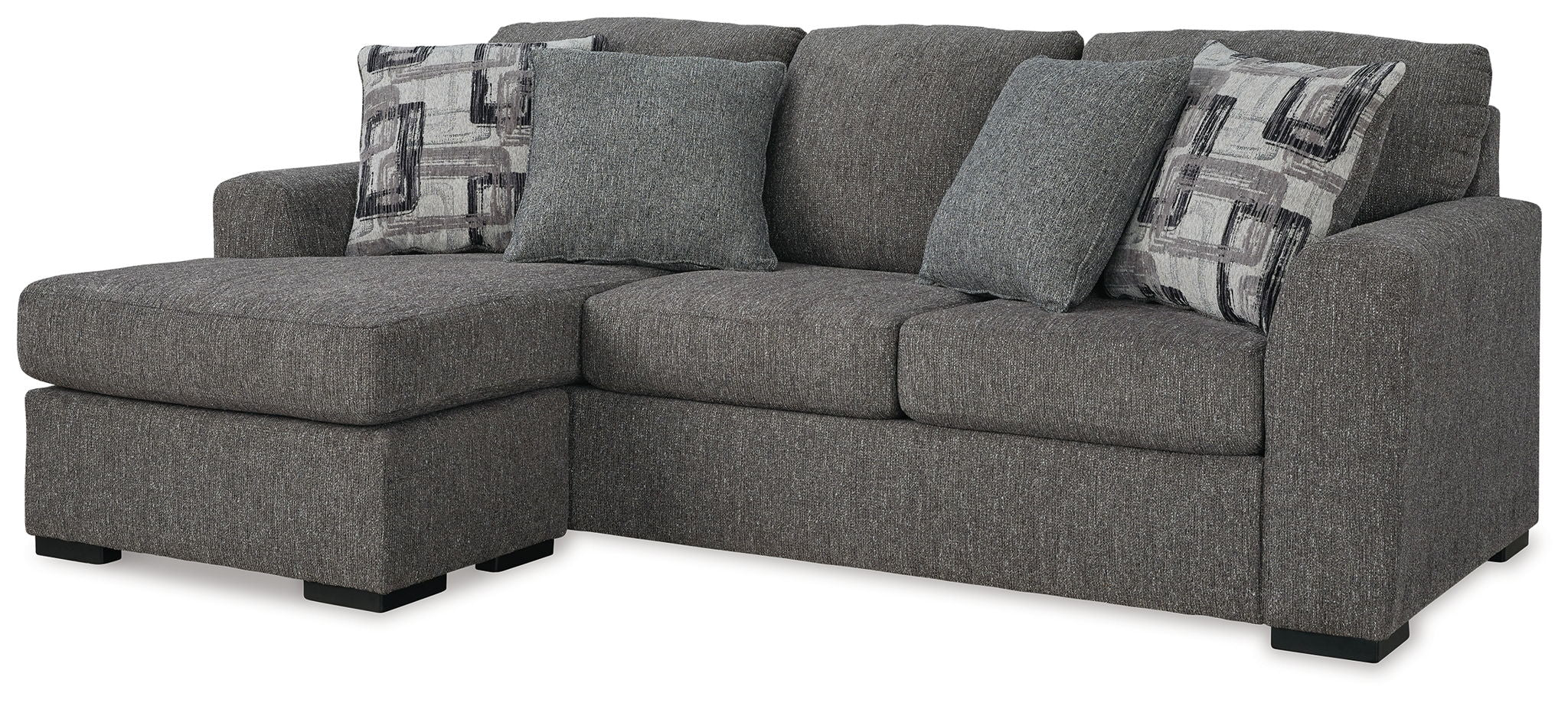 Gardiner - Pewter - Sofa Chaise - Image 4