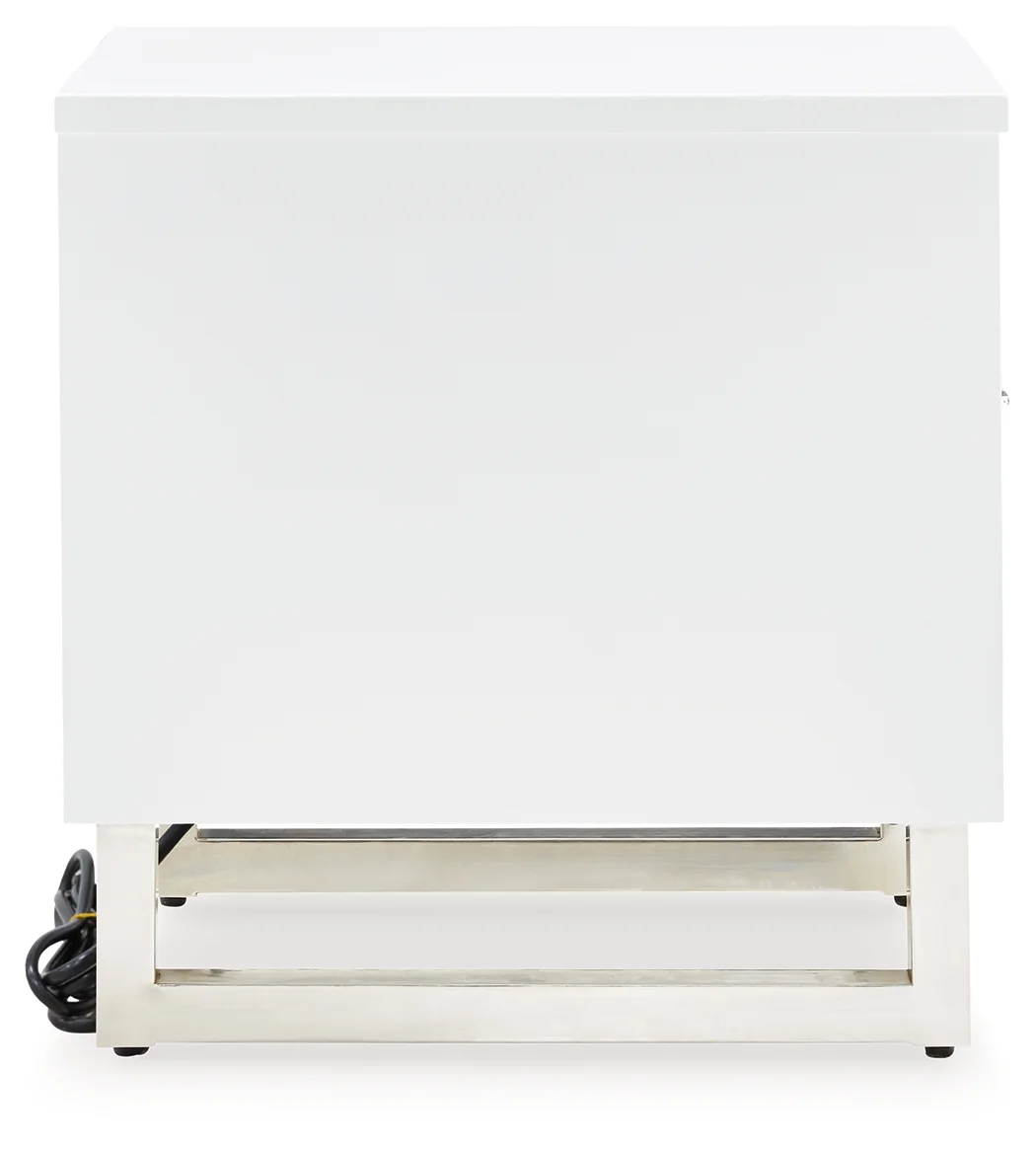 Gardoni - White / Black - Chair Side End Table - Image 5