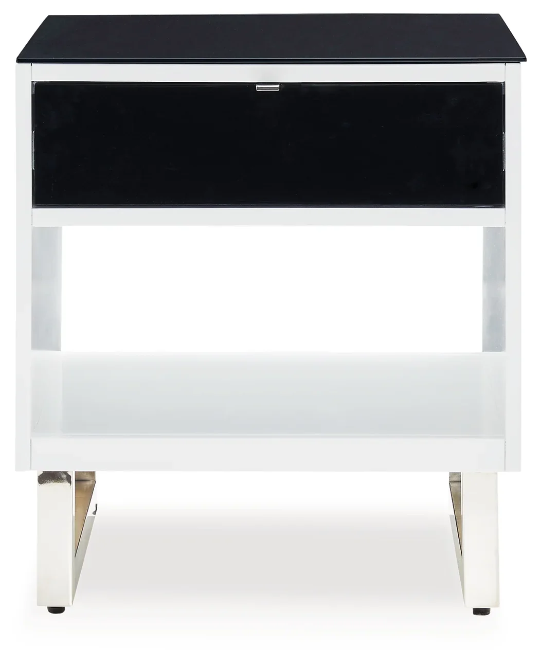 Gardoni - White / Black - Rectangular End Table - Image 4
