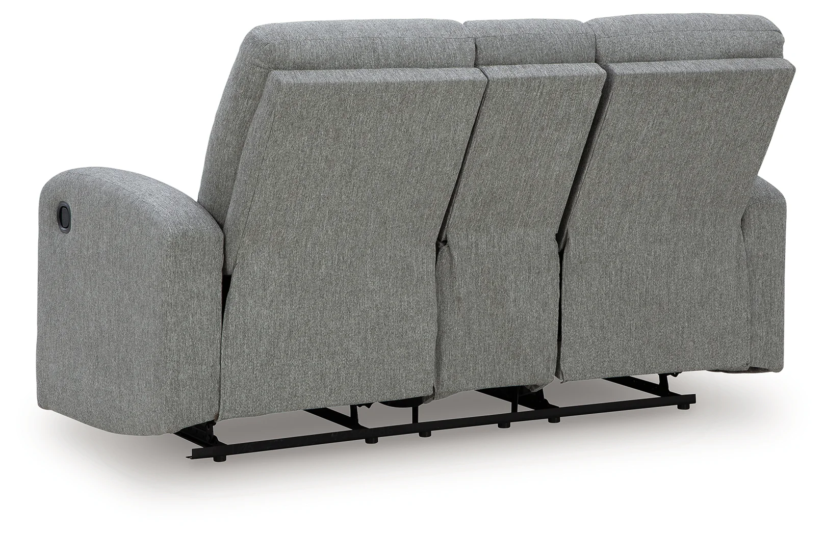 Gauntlet - Sterling - Double Recline Loveseat With Console - Image 4