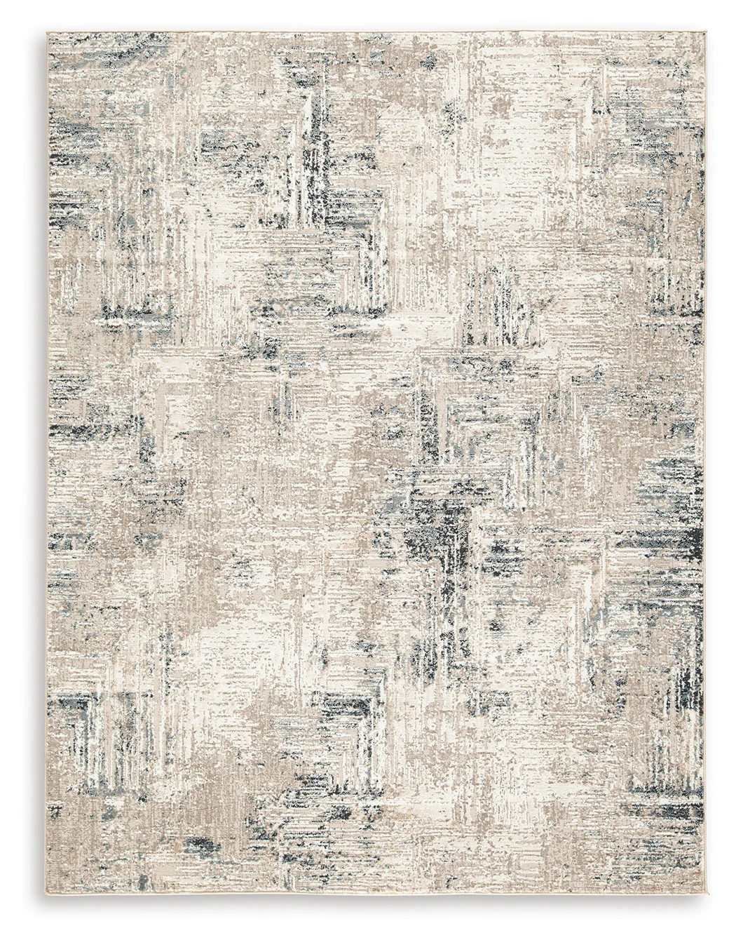 Gentor - Blue / Ivory - Medium Rug - 5' x 7'