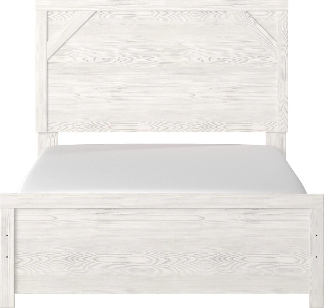 Gerridan - White / Gray - Full Panel Bed - Image 4