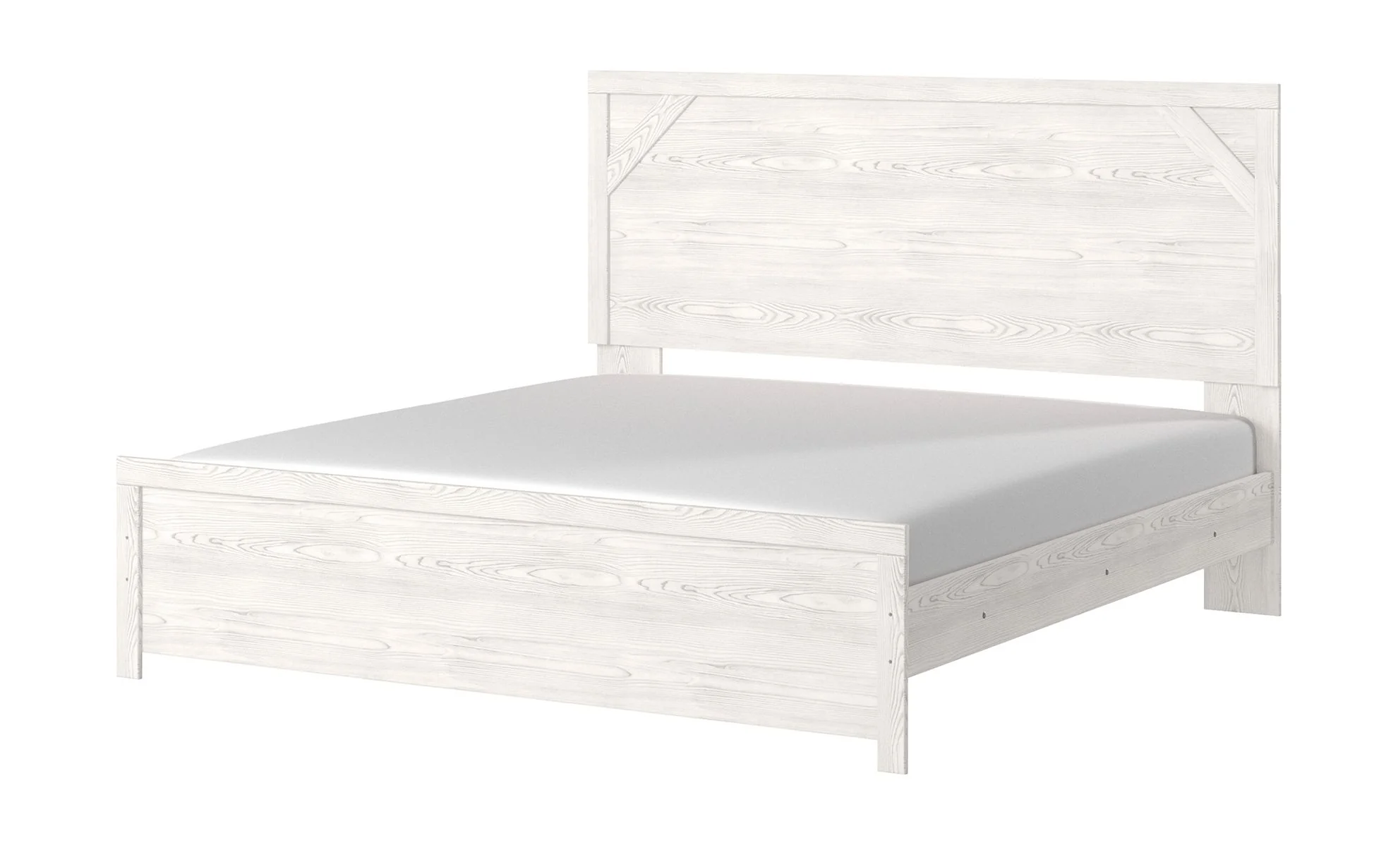 Gerridan - White / Gray - King Panel Bed - Image 4