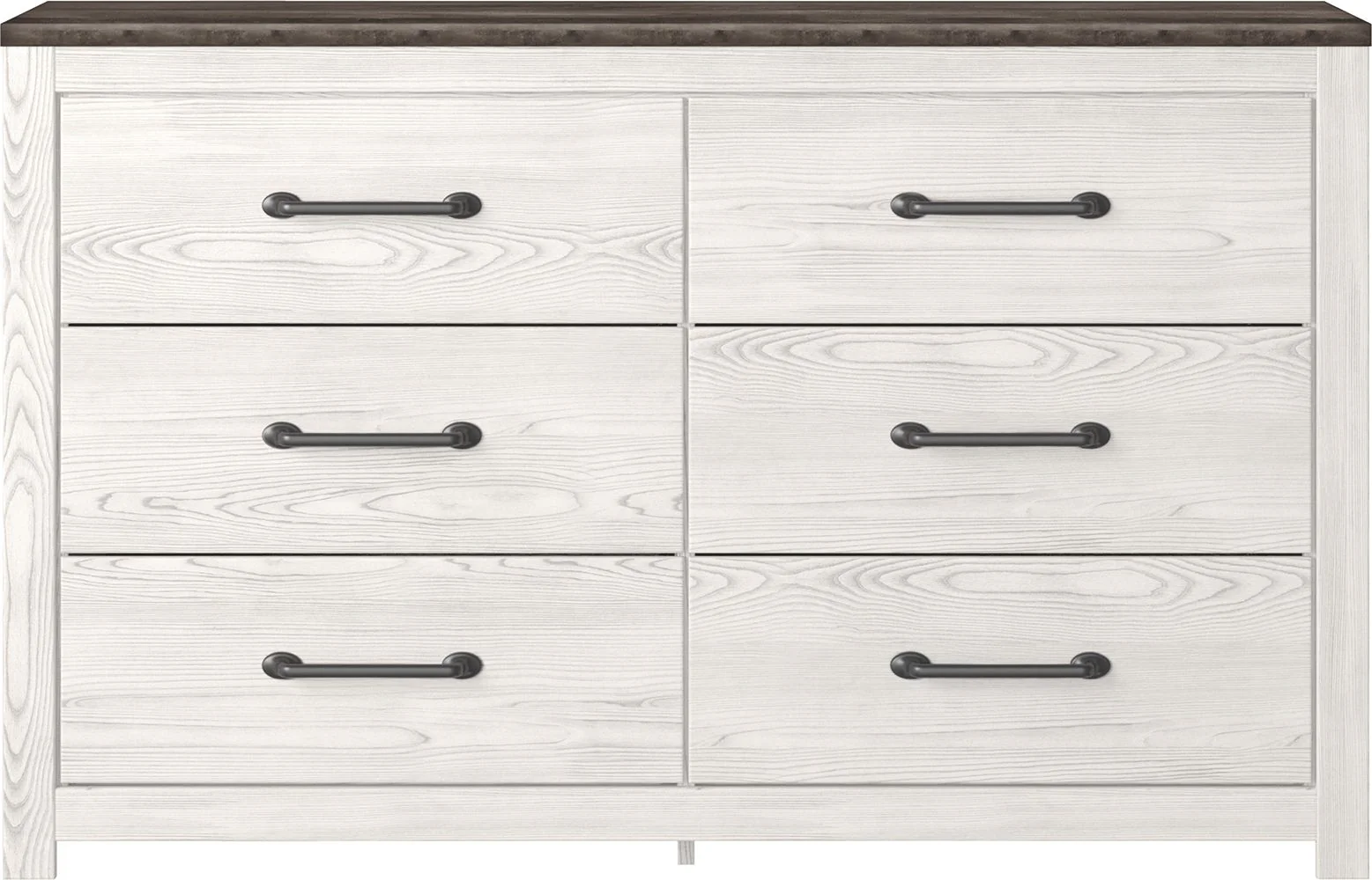 Gerridan - White / Gray - Six Drawer Dresser - Image 2