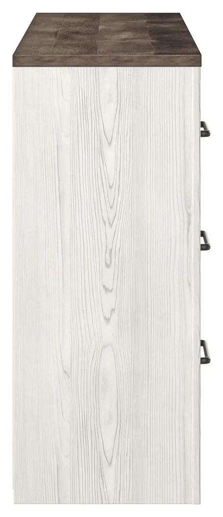 Gerridan - White / Gray - Six Drawer Dresser - Image 5
