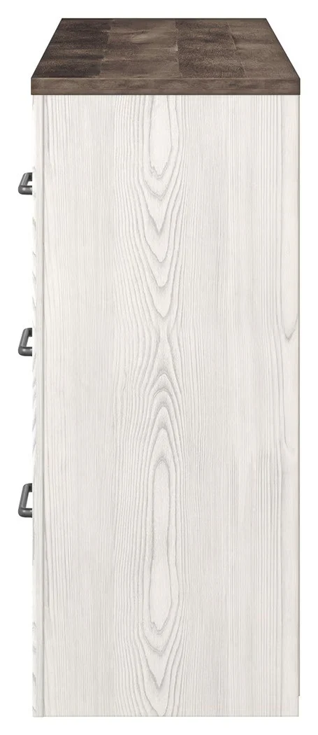 Gerridan - White / Gray - Six Drawer Dresser - Image 7