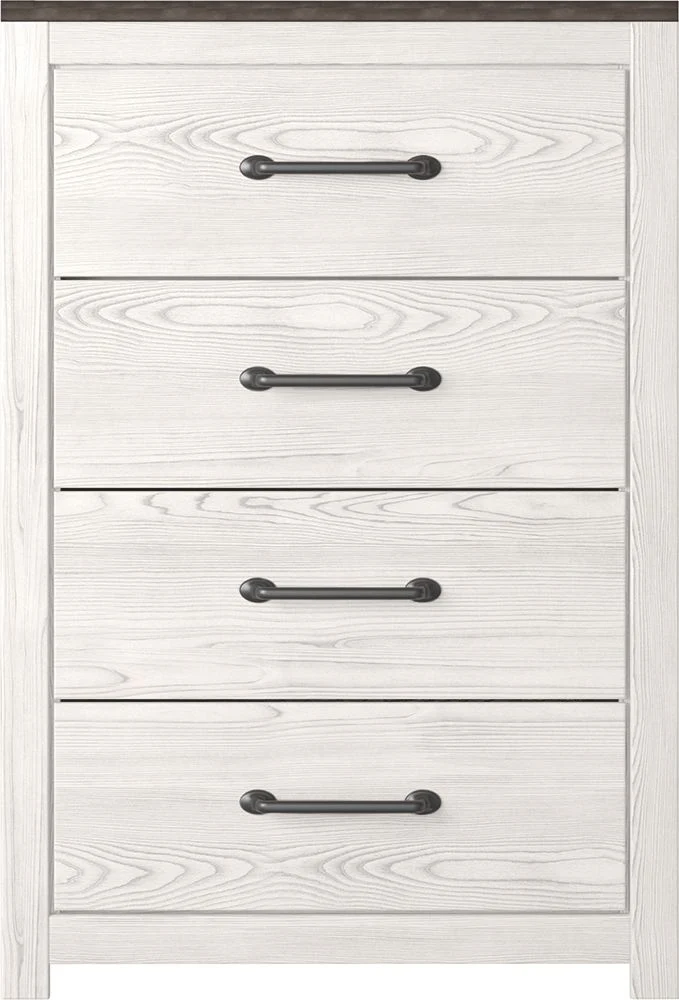 Gerridan - White / Gray - Four Drawer Chest - Image 3