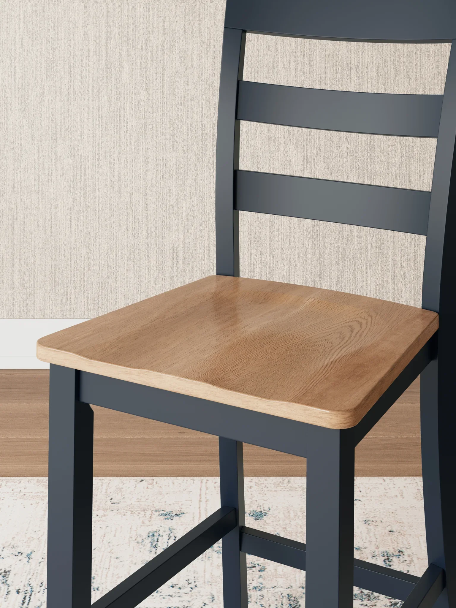 Gesthaven - Natural / Blue - Barstool (Set of 2) - Image 10