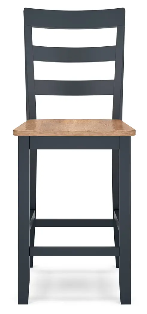 Gesthaven - Natural / Blue - Barstool (Set of 2) - Image 5