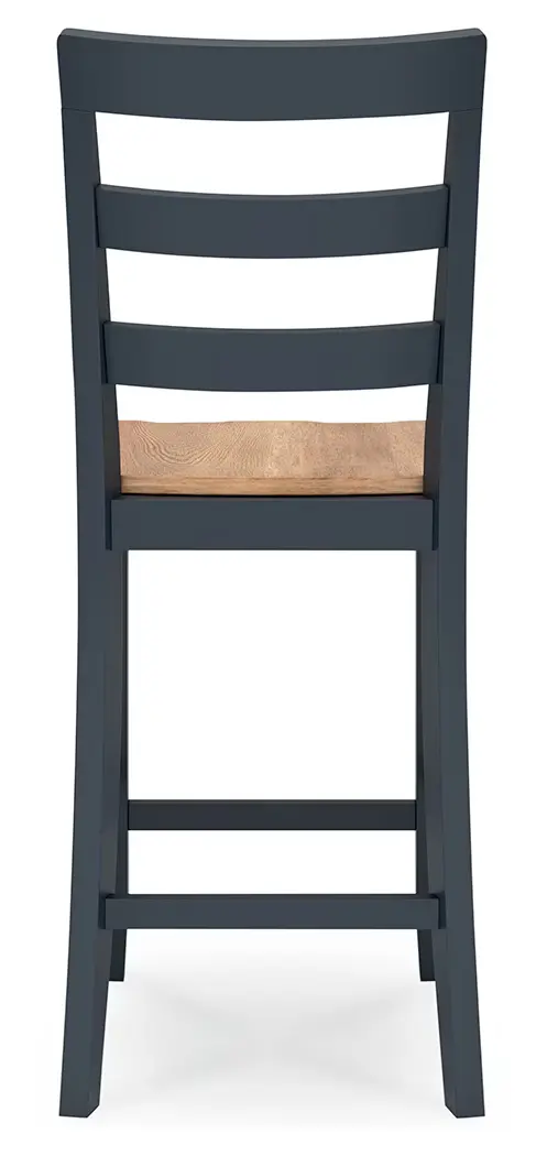 Gesthaven - Natural / Blue - Barstool (Set of 2) - Image 6