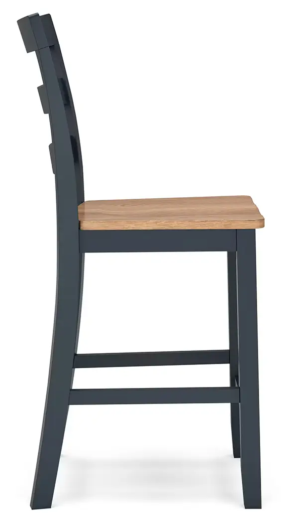 Gesthaven - Natural / Blue - Barstool (Set of 2) - Image 8