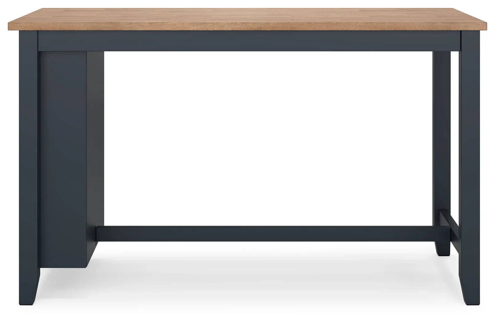 Gesthaven - Natural / Blue - Rectangular Dining Room Counter Table - Image 4