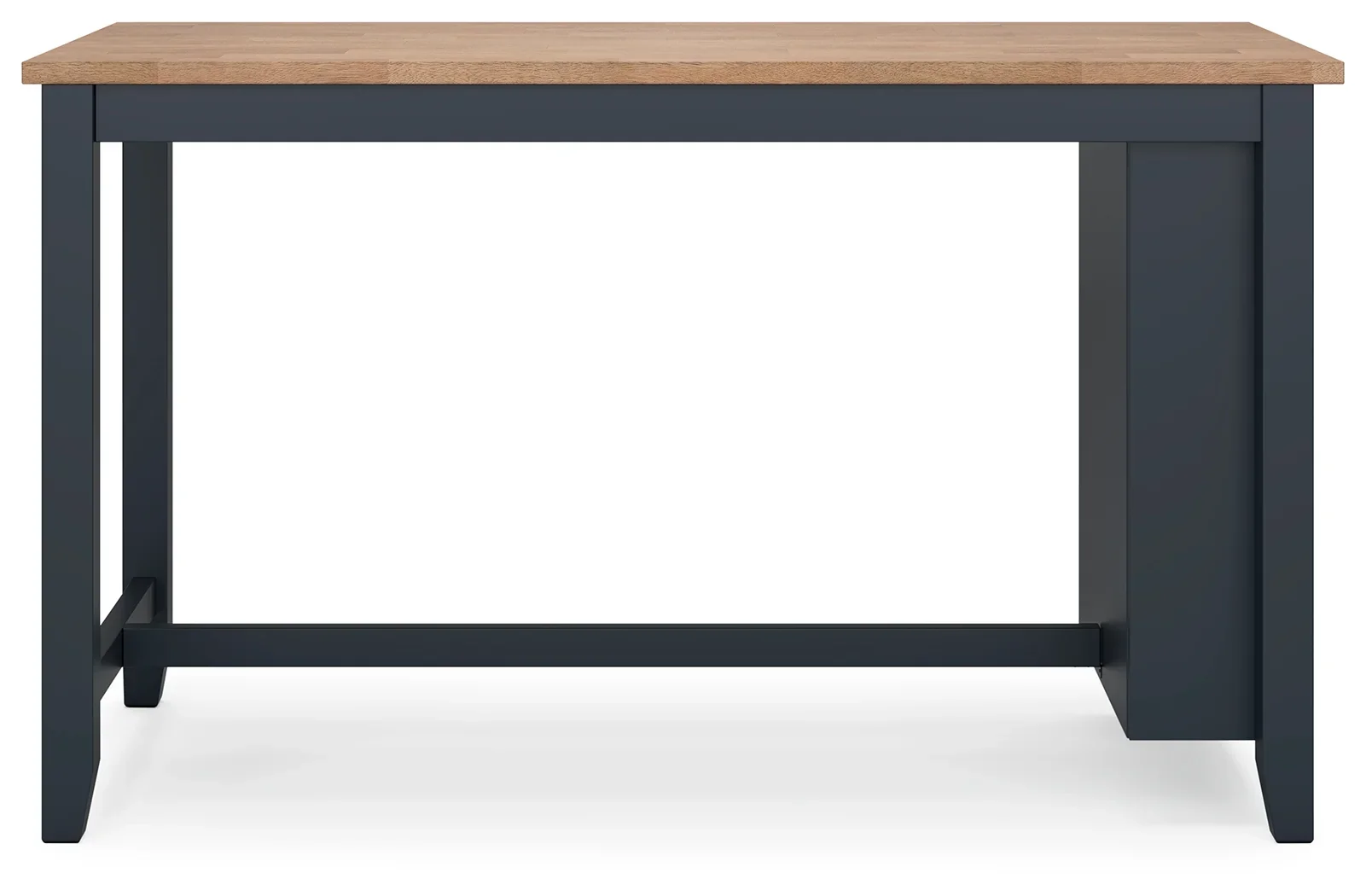Gesthaven - Natural / Blue - Rectangular Dining Room Counter Table - Image 5