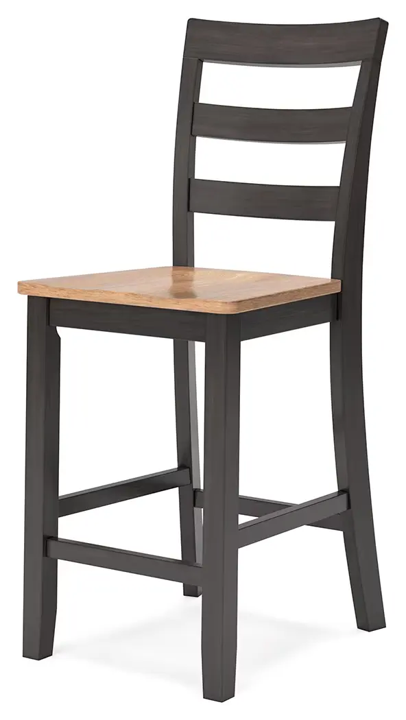 Gesthaven - Natural / Brown - Barstool (Set of 2) - Image 4