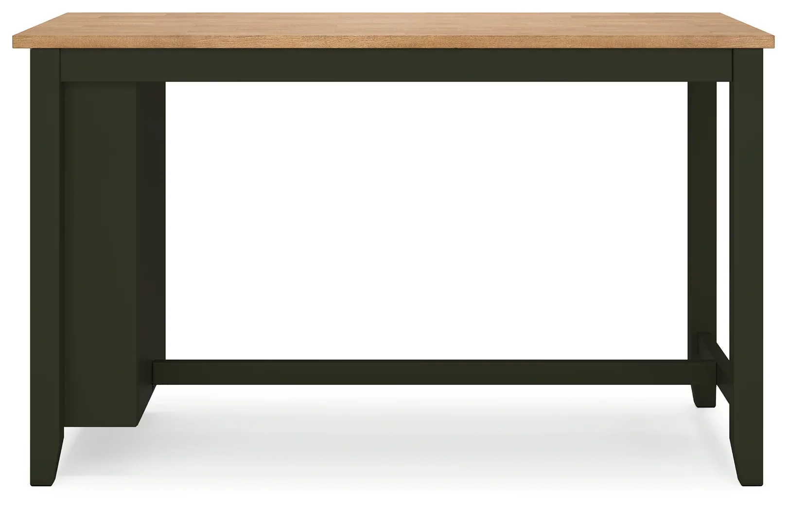 Gesthaven - Natural / Green - Rectangular Dining Room Counter Table - Image 4