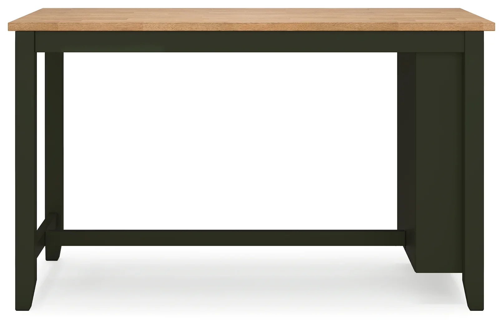 Gesthaven - Natural / Green - Rectangular Dining Room Counter Table - Image 5
