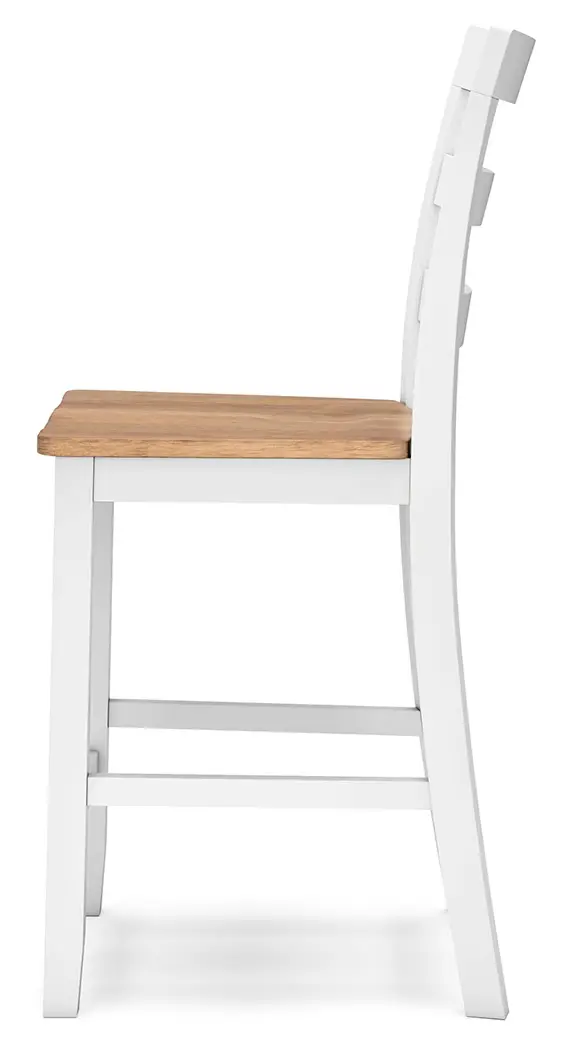 Gesthaven - Natural / White - Barstool (Set of 2) - Image 4