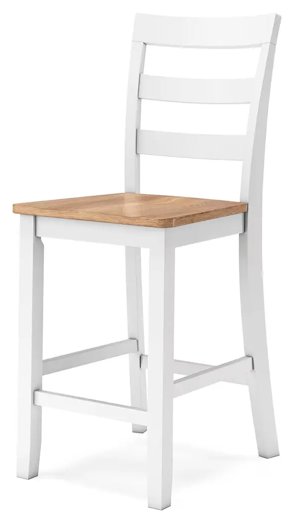 Gesthaven - Natural / White - Barstool (Set of 2) - Image 6