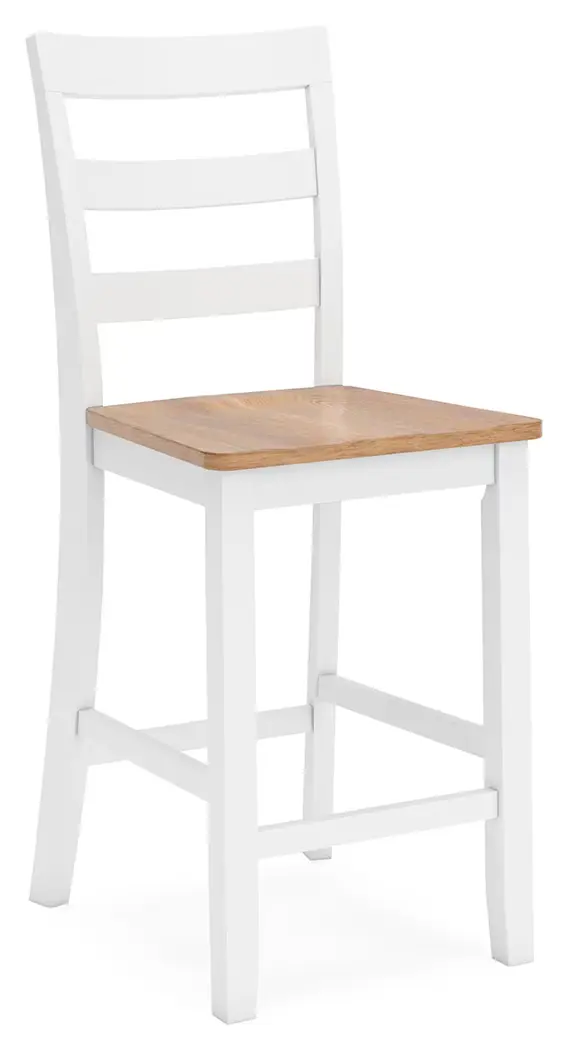 Gesthaven - Natural / White - Dining Room Counter Table Set (Set of 5) - Image 4