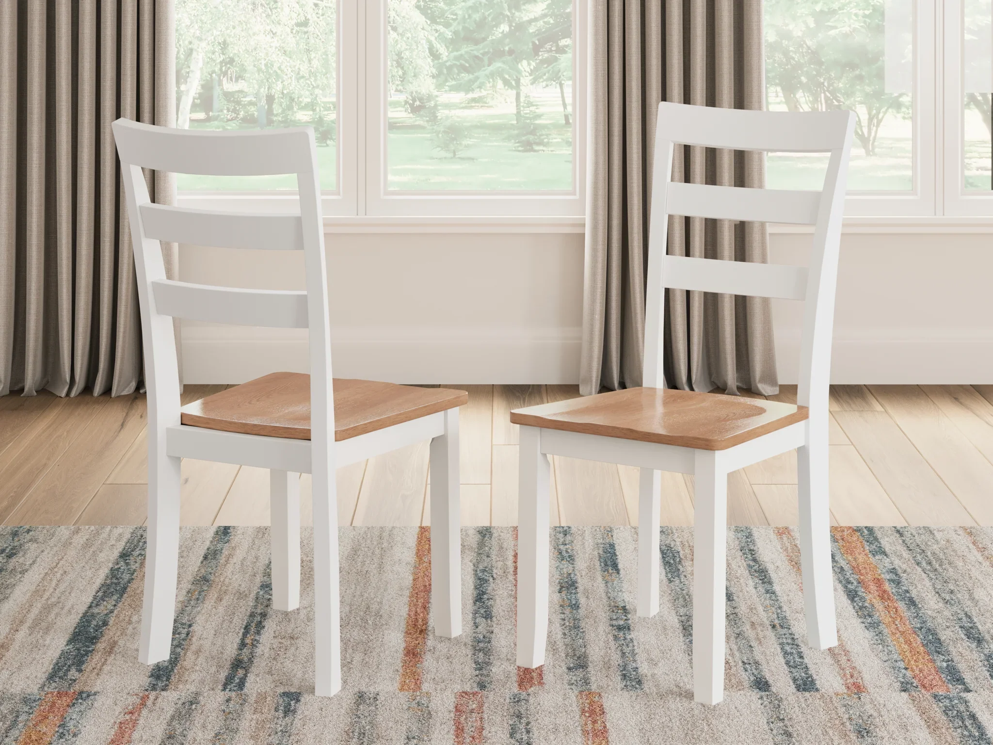 Gesthaven - Natural / White - Dining Room Side Chair (Set of 2) - Image 3