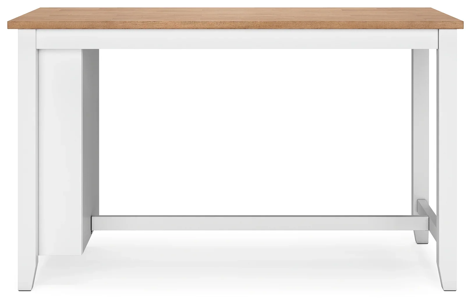 Gesthaven - Natural / White - Rectangular Dining Room Counter Table - Image 3
