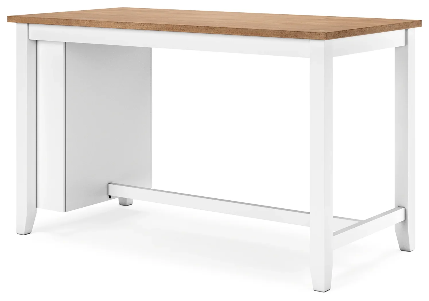 Gesthaven - Natural / White - Rectangular Dining Room Counter Table - Image 6