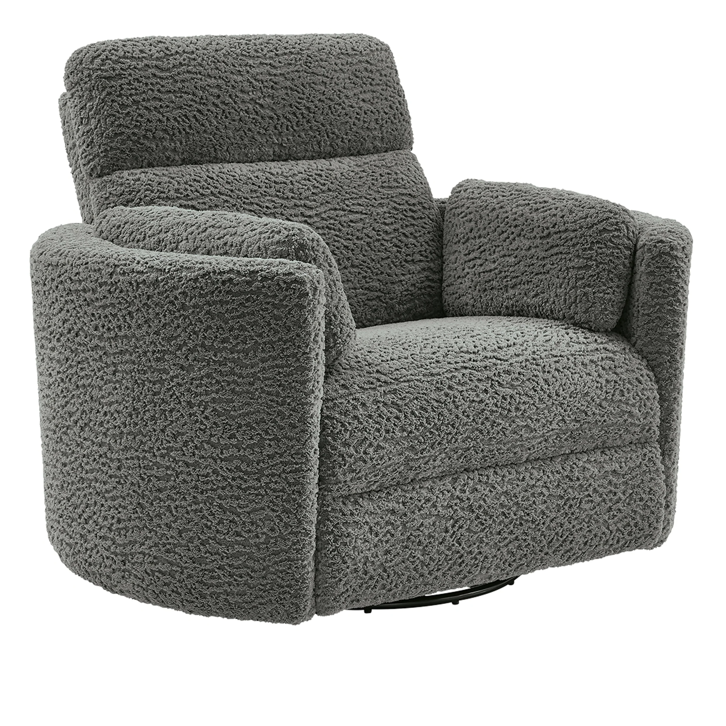 Gosaldo - Swivel Glider Power Recliner - Lead