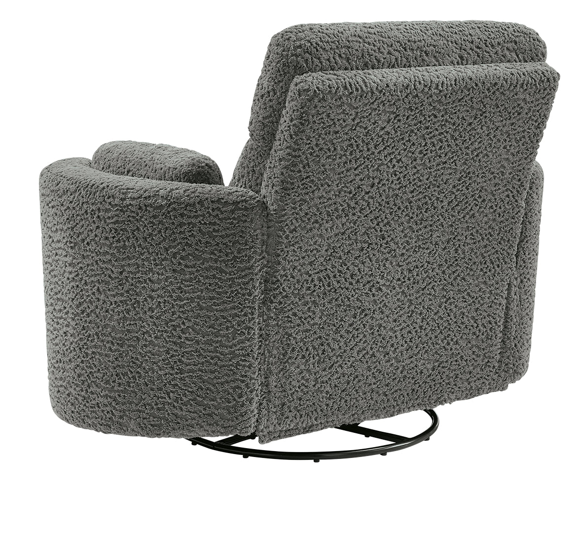 Gosaldo - Swivel Glider Power Recliner - Lead - Image 4