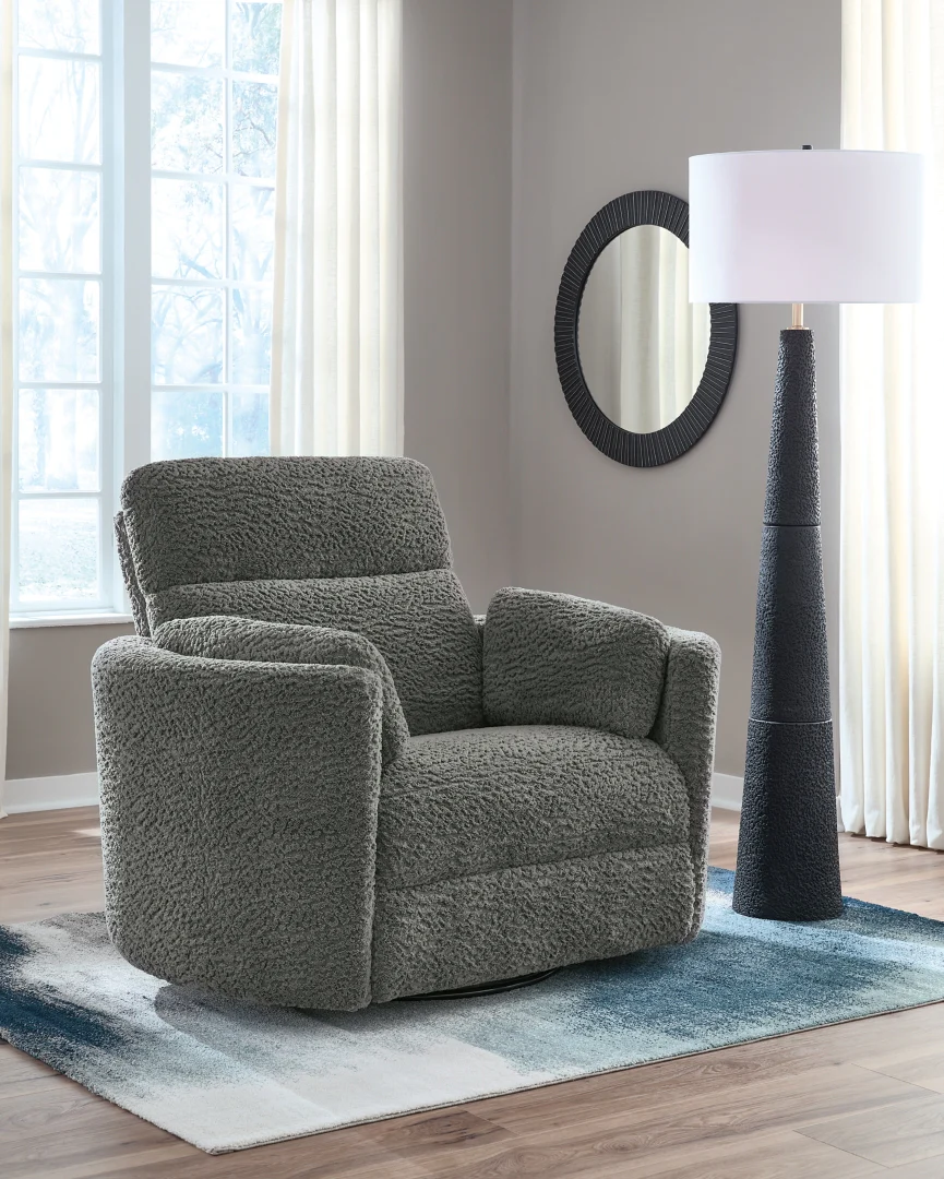 Gosaldo - Swivel Glider Power Recliner - Lead - Image 5