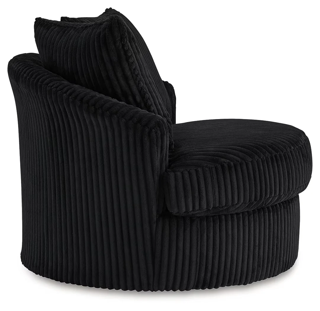 Gramwell - Onyx - Swivel Chair - Image 3