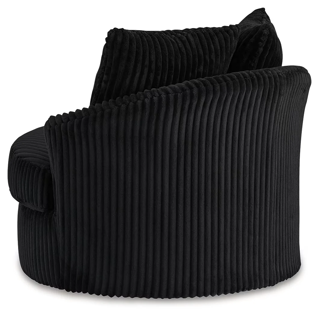 Gramwell - Onyx - Swivel Chair - Image 4