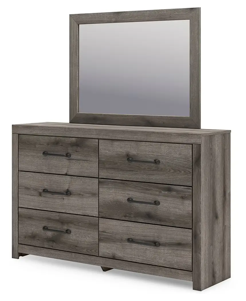 Graystorm - Brown Gray - Dresser And Mirror - Image 3