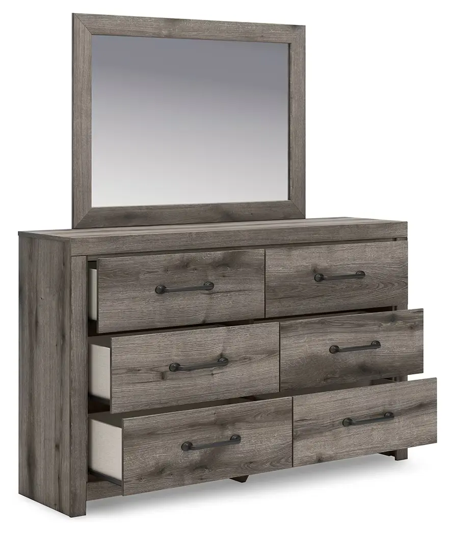 Graystorm - Brown Gray - Dresser And Mirror - Image 4