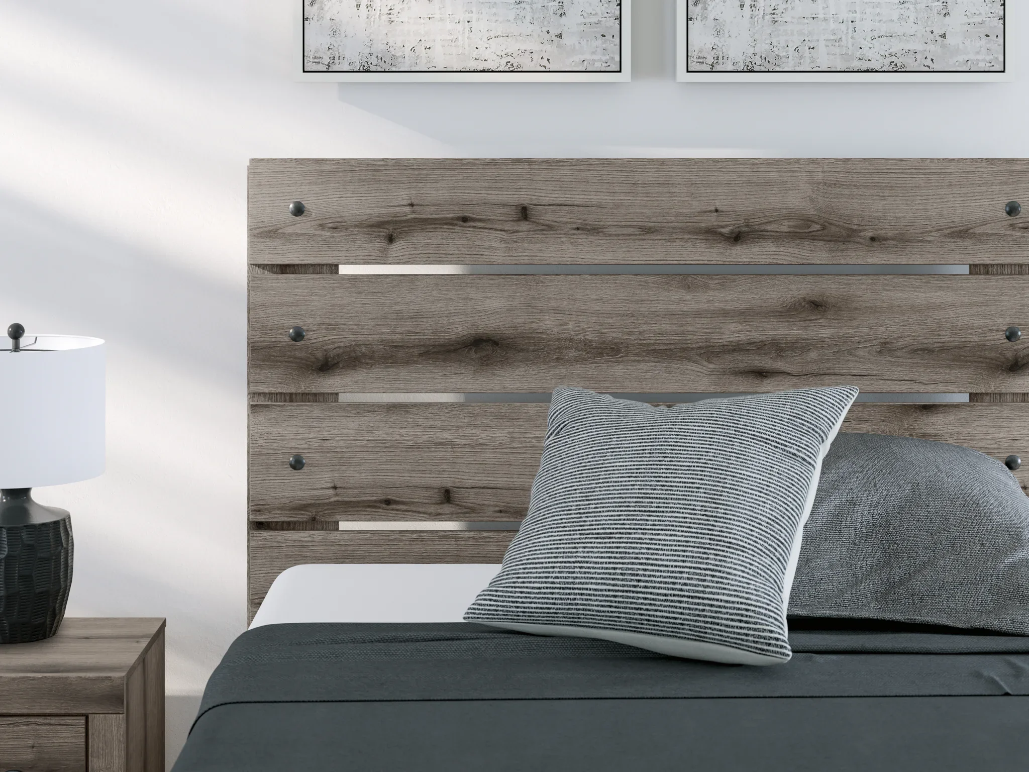 Graystorm - Brown Gray - Full Panel Bed - Image 7