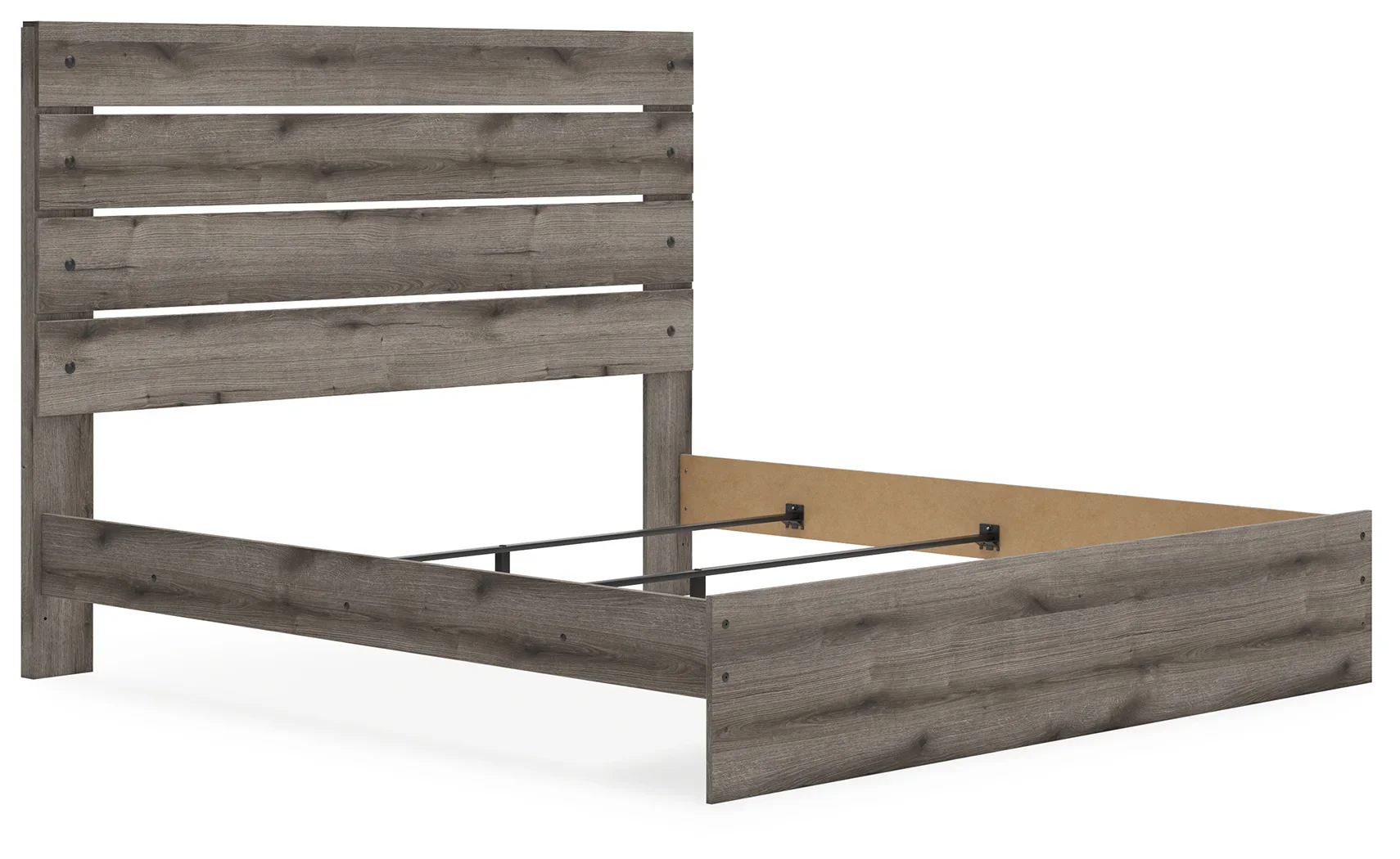 Graystorm - Brown Gray - King Panel Bed - Image 4