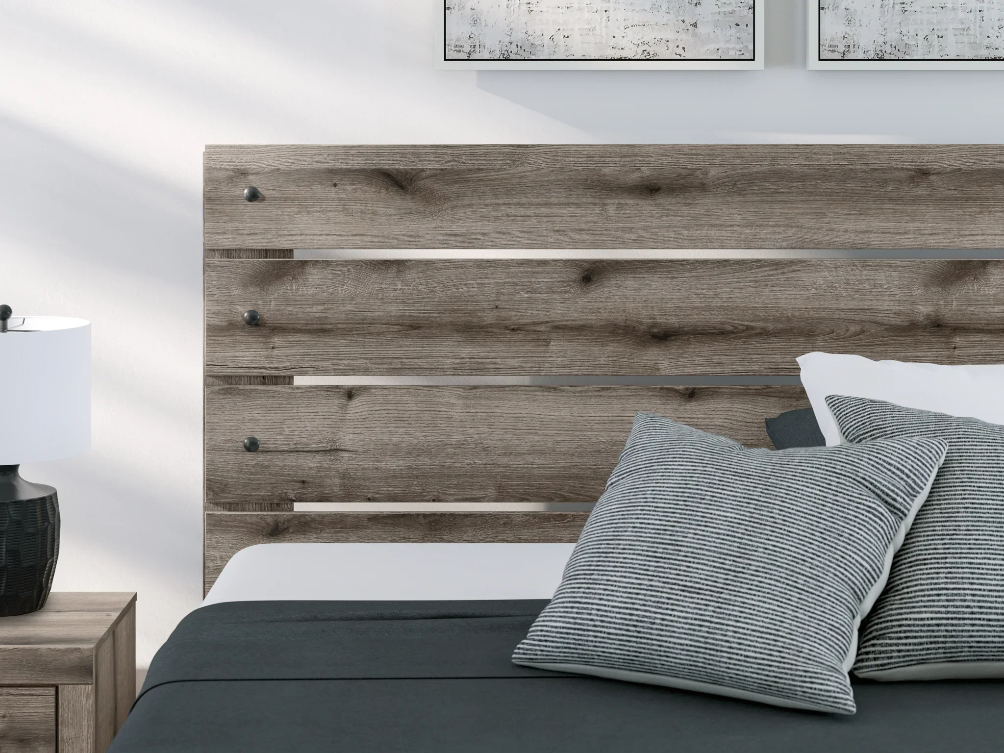 Graystorm - Brown Gray - King Panel Bed - Image 9
