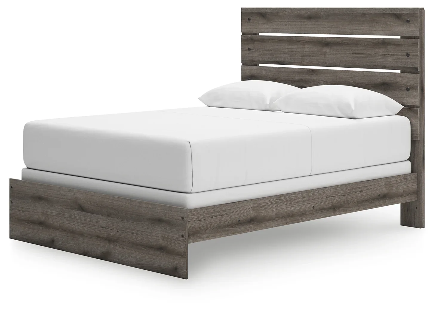 Graystorm - Brown Gray - Queen Panel Bed - Image 4
