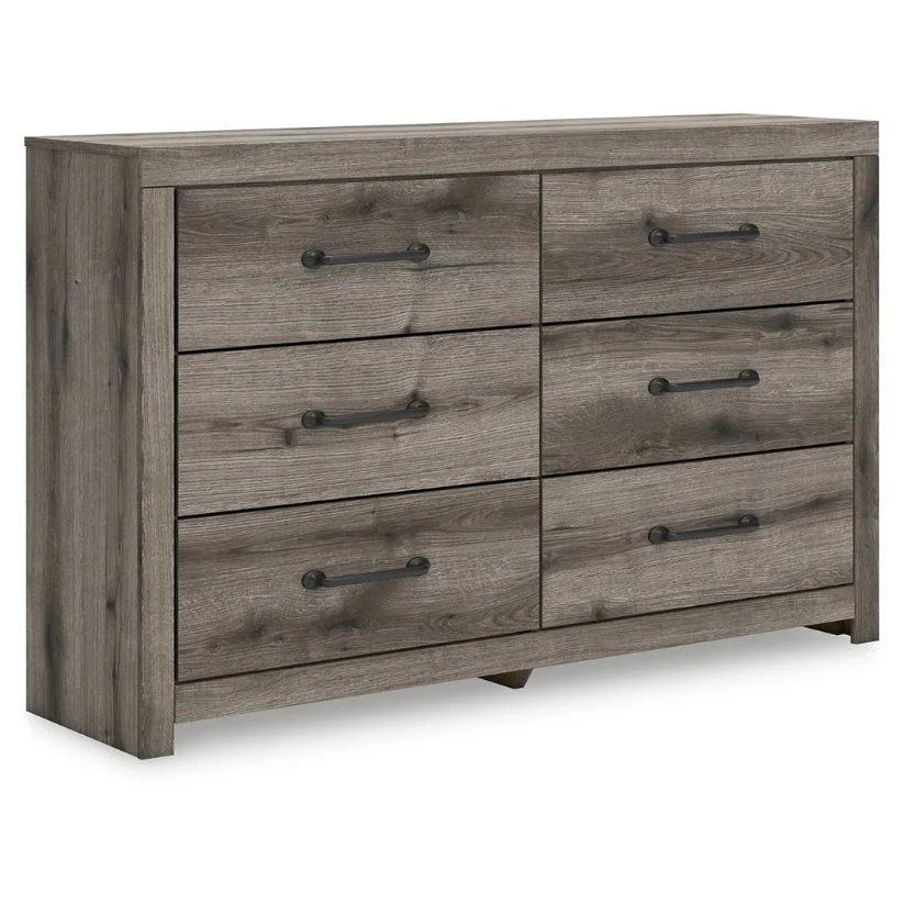 Graystorm - Brown Gray - Six Drawer Dresser
