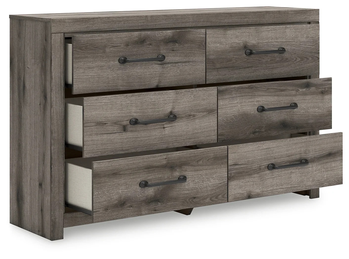 Graystorm - Brown Gray - Six Drawer Dresser - Image 4
