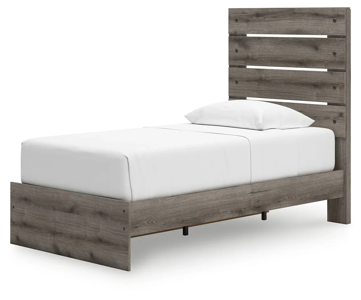 Graystorm - Twin Panel Storage Bed - Brown Gray - Image 2